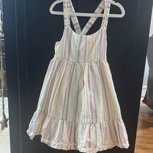 Tahari Multicolor Striped Kids Dress EUC